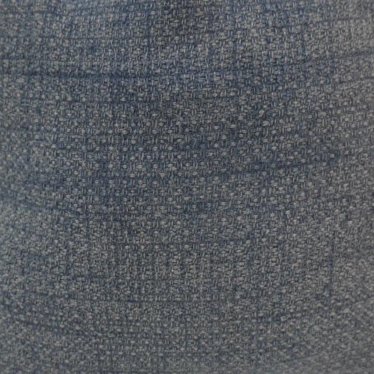 Textured Blue Woven Cushion Cover – Premium Cotton Decorative Pillow Cover | 45x45 cm - Bulk manufacturer & supplier from Panipat, India
