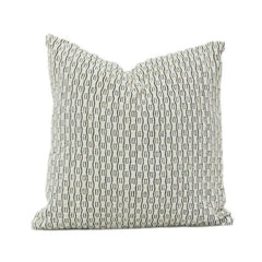 Jacquard Cotton Cushion Cover 45x45 cm | Woven Geometric Pattern | Textured Decorative Pillow Cover with Concealed Zip