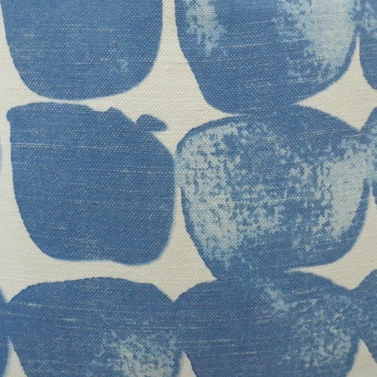 Blue Abstract Printed Cotton Cushion Cover – 45x45 cm Decorative Throw Pillow Cover for Sofa & Living Room - Bulk manufacturer & supplier from Panipat, India