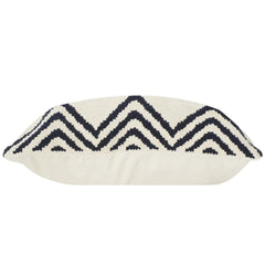 Textured Cotton Cushion Cover – Modern Striped Design in Rust, Mustard & Black | 18x18 Inch Decorative Pillow Cover