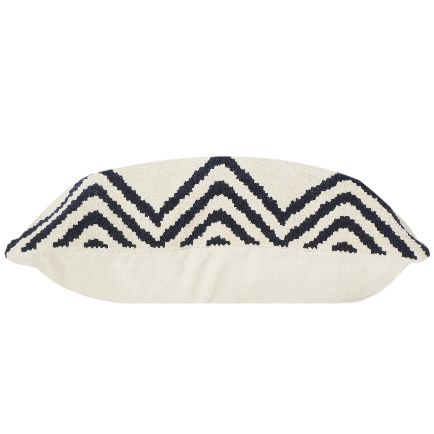 Textured Cotton Cushion Cover – Modern Striped Design in Rust, Mustard & Black | 18x18 Inch Decorative Pillow Cover