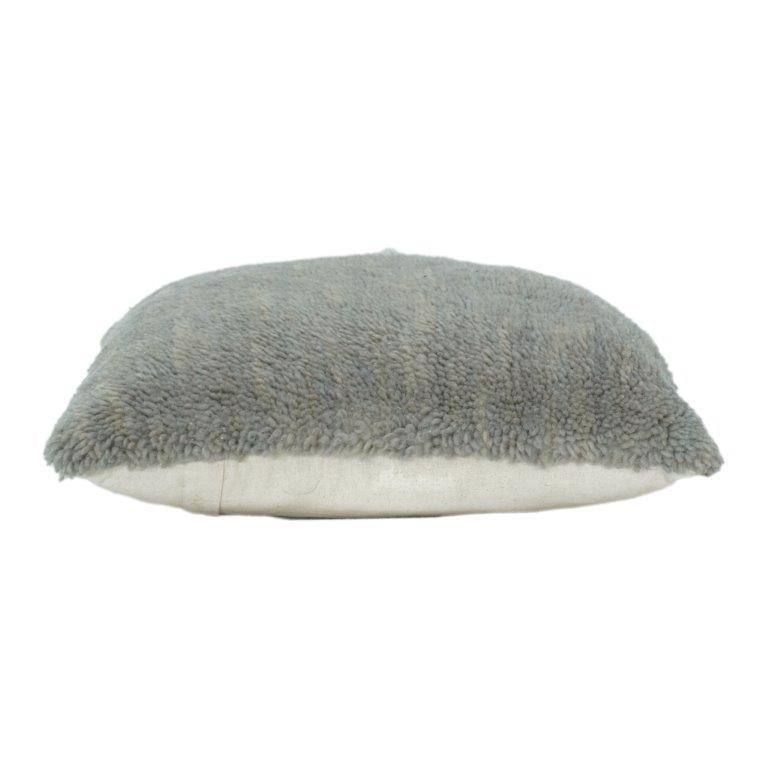 Kissenbezug aus weichem Plüsch – Unifarbener Kissenbezug aus Kunstfell in Grau | 45x45 cm - Bulk manufacturer & supplier from Panipat, India