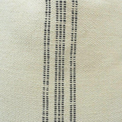 Ivory Cotton Cushion Cover with Woven Stripe Design – 45x45 cm