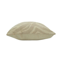 Ivory Zebra Jacquard Cushion Cover | Textured Neutral Throw Pillow Cover | 45x45 cm