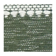 Green Textured Striped Cotton Cushion Cover 35x50 cm | Handwoven Decorative Lumbar Pillow Cover | Modern Minimalist Home Décor