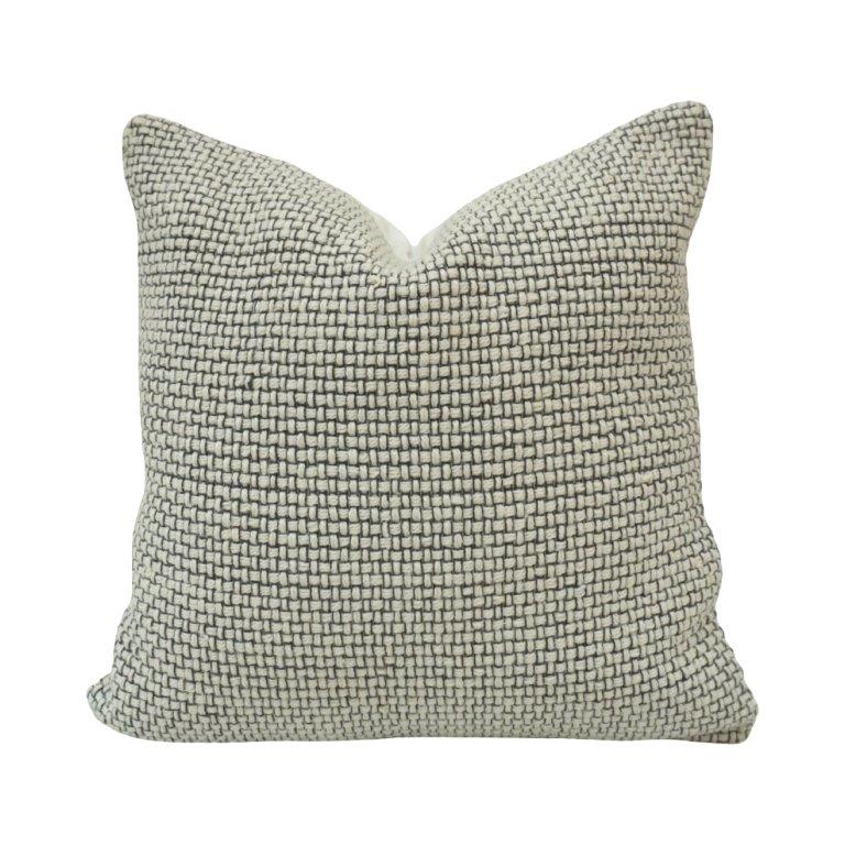 Handmade Textured Woven Cushion Cover | Neutral Cotton Pillow Cover | 45x45 cm Decorative Throw Cushion - Bulk manufacturer & supplier from Panipat, India