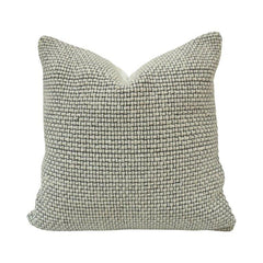 Handmade Textured Woven Cushion Cover | Neutral Cotton Pillow Cover | 45x45 cm Decorative Throw Cushion