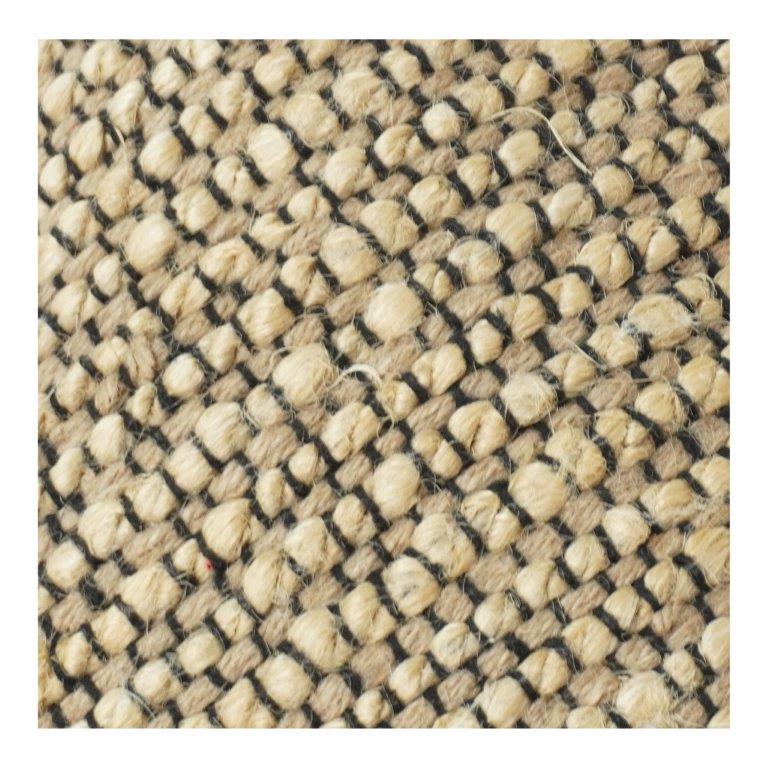 Handwoven Textured Polyester Cushion Cover 45x45 cm | Neutral Rustic Decorative Pillow | Modern Minimal Home Décor
