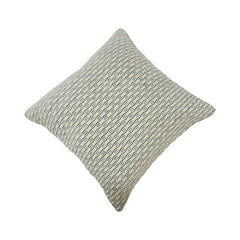 Jacquard Cotton Cushion Cover 45x45 cm | Textured Woven Decorative Pillow Cover | Neutral Modern Sofa Cushion