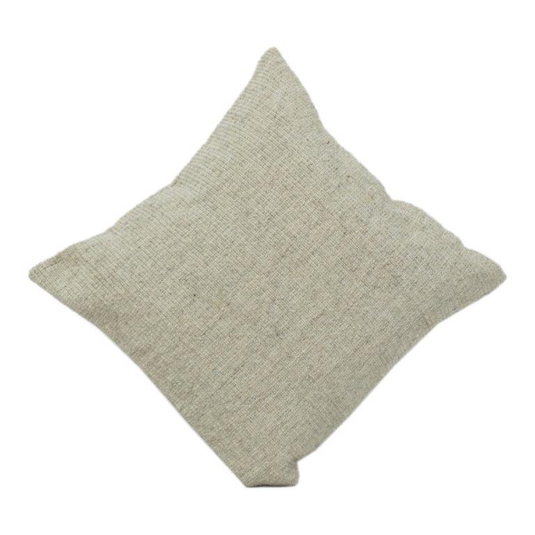 Minimalist Textured Cotton Cushion Cover – 45x45 cm | Soft Neutral Decorative Pillow Case with Hidden Zip - Bulk manufacturer & supplier from Panipat, India