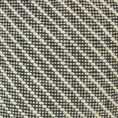 Handwoven Black & White Cotton Cushion Cover | Geometric Textured Design | 45x45 cm