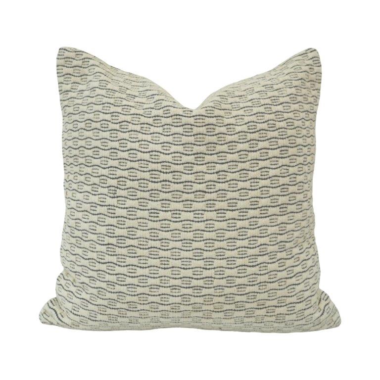 Jacquard Cotton Cushion Cover 45x45 cm | Textured Woven Decorative Pillow Cover | Neutral Modern Sofa Cushion - Bulk manufacturer & supplier from Panipat, India