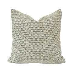 Jacquard Cotton Cushion Cover 45x45 cm | Textured Woven Decorative Pillow Cover | Neutral Modern Sofa Cushion