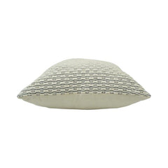 Jacquard Cotton Cushion Cover 45x45 cm | Textured Woven Decorative Pillow Cover | Neutral Modern Sofa Cushion