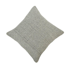 Handmade Textured Woven Cushion Cover | Neutral Cotton Pillow Cover | 45x45 cm Decorative Throw Cushion