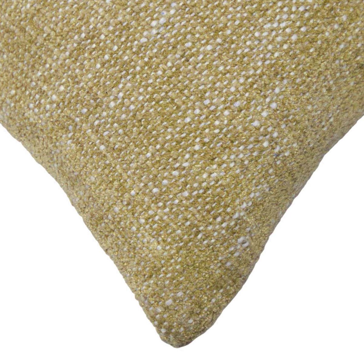 Handwoven Mustard & Ivory Textured Cushion Cover 45 x 45 cm
