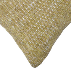 Handwoven Mustard & Ivory Textured Cushion Cover 45 x 45 cm