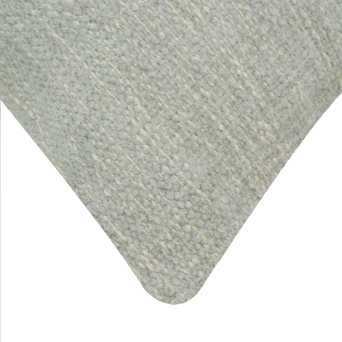 Handwoven Textured Cushion Cover – Soft Blue & Ivory – 45 x 45 cm