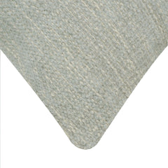 Handwoven Textured Cushion Cover – Soft Blue & Ivory – 45 x 45 cm