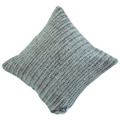 Handwoven 100% Wool Cushion Cover – Textured Abstract Pattern in Soft Sage & Grey | 18x18 Inch Decorative Pillow Case