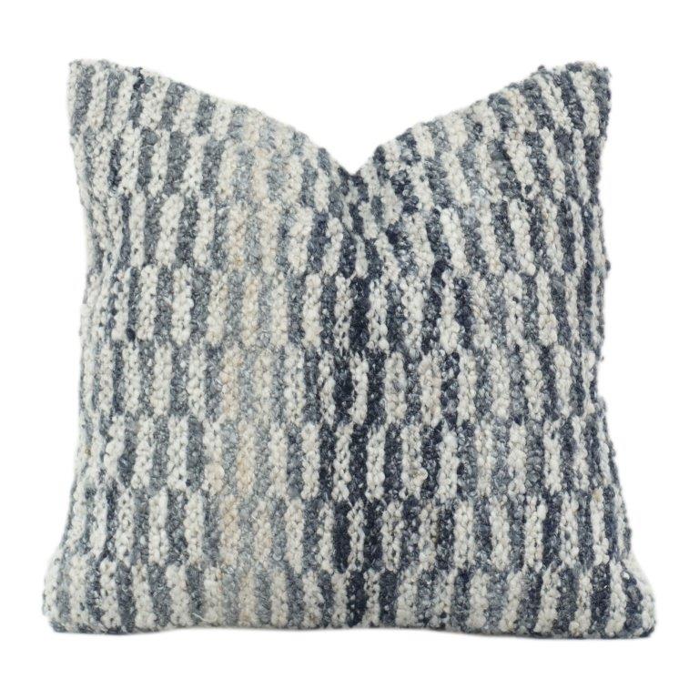 Textured Polyester Cushion Cover 45x45 cm – Modern Woven Abstract Pattern | Soft Decorative Throw Pillow Case