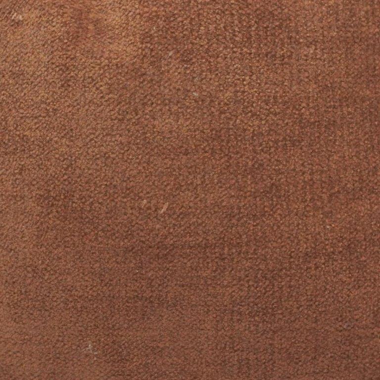 Rust Cotton Chenille Cushion Cover 45x45 cm | Soft Textured Decorative Throw Pillow Cover - Bulk manufacturer & supplier from Panipat, India