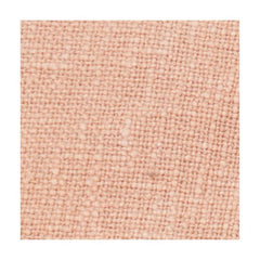 Housse de coussin en coton texturé couleur pêche à bords effilochés – Coussin d'appoint rustique minimaliste | 35x50 cm