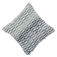 Textured Polyester Cushion Cover 45x45 cm – Modern Woven Abstract Pattern | Soft Decorative Throw Pillow Case