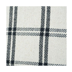 Elegant Black & White Plaid Cotton Cushion Cover | Minimalist Check Pattern Pillow Cover | Modern Farmhouse Décor