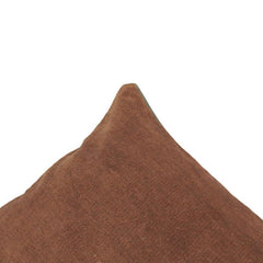 Rust Cotton Chenille Cushion Cover 45x45 cm | Soft Textured Decorative Throw Pillow Cover