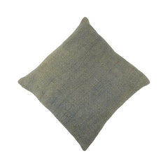 Olive Green Textured Cotton Cushion Cover | 45x45 cm | Minimal Modern Decorative Pillow Cover