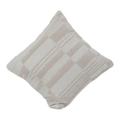 Neutral Textured Cotton Cushion Cover | Beige Stripe Woven Pillow Cover | Minimal Modern Home Decor