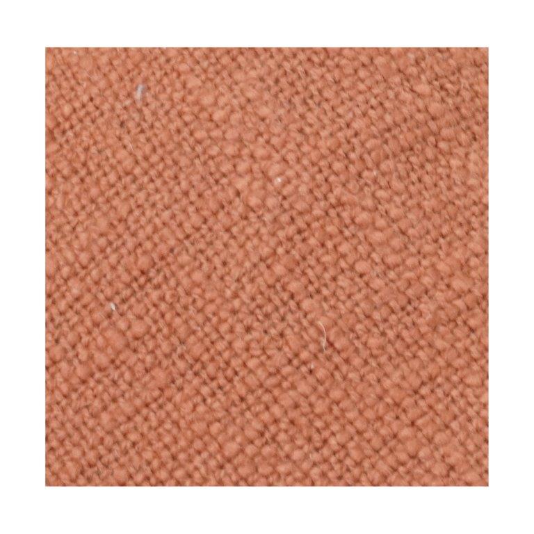 Rust Cotton Cushion Cover with Fringe Edges | Textured Solid Throw Pillow Cover | Boho Modern Home Décor (18x18 Inch) - Bulk manufacturer & supplier from Panipat, India
