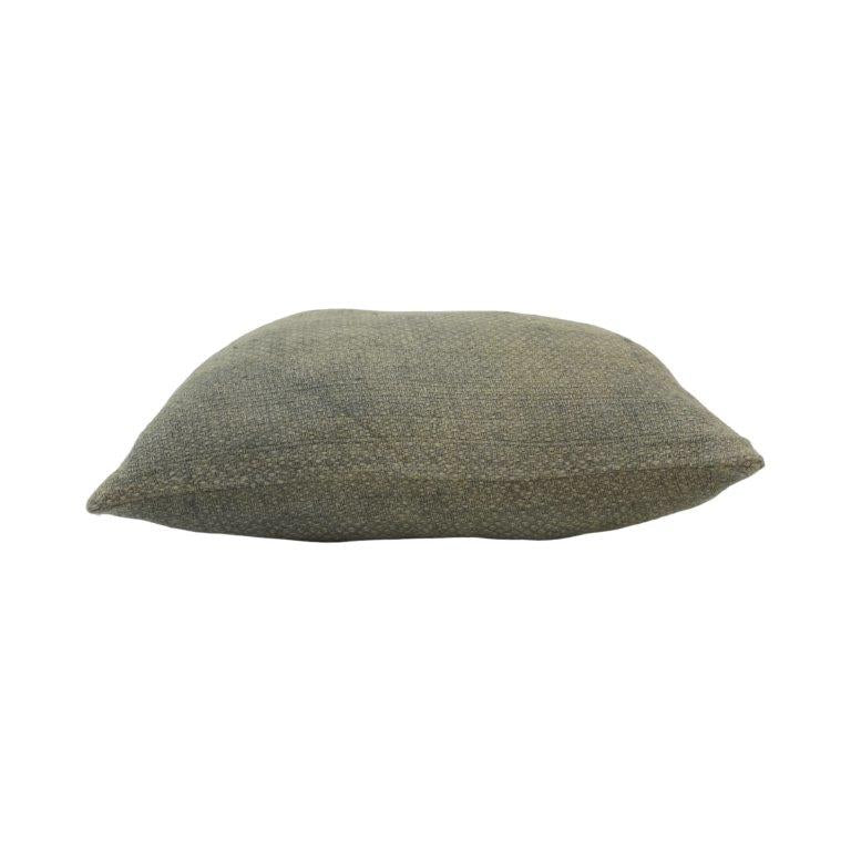 Olive Green Textured Cotton Cushion Cover | 45x45 cm | Minimal Modern Decorative Pillow Cover - Bulk manufacturer & supplier from Panipat, India