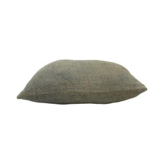 Olive Green Textured Cotton Cushion Cover | 45x45 cm | Minimal Modern Decorative Pillow Cover
