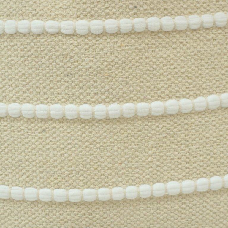 Textured Cotton Cushion Cover with Tufted Stripe Design – 45x45 cm | Cream Decorative Pillow Cover for Sofa & Living Room - Bulk manufacturer & supplier from Panipat, India