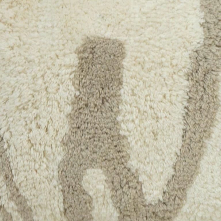Tufted Abstract Cotton Cushion Cover with Tassels – Neutral Boho Decorative Pillow Cover | 35 x 50 cm - Bulk manufacturer & supplier from Panipat, India