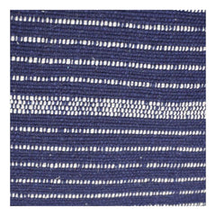Indigo Striped Cotton Cushion Cover – Textured Woven Linear Pattern | 18x18 Inch Decorative Pillow Cover