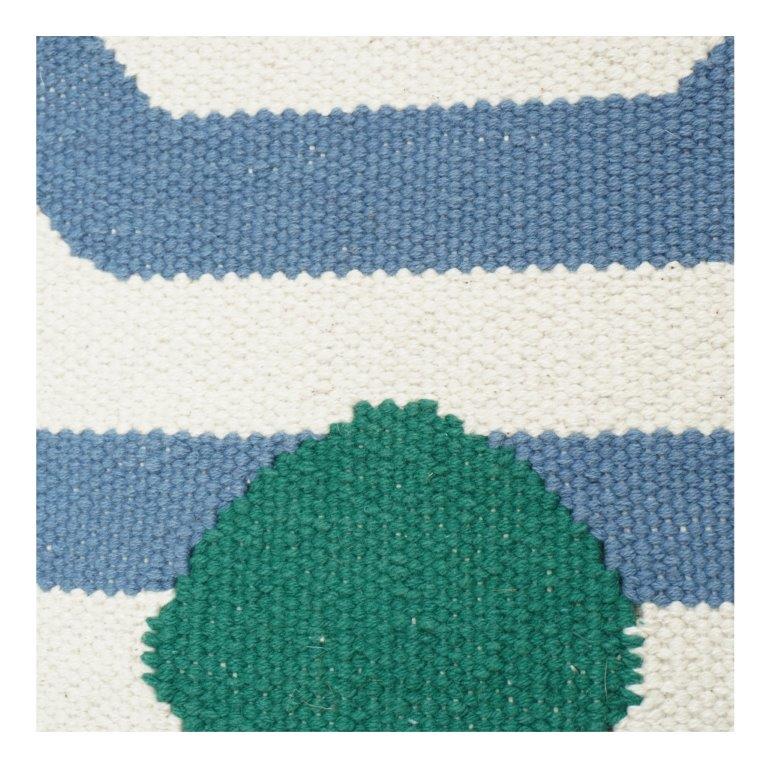 Handmade Geometric Cotton Cushion Cover 45x45 cm | Abstract Modern Woven Pillow