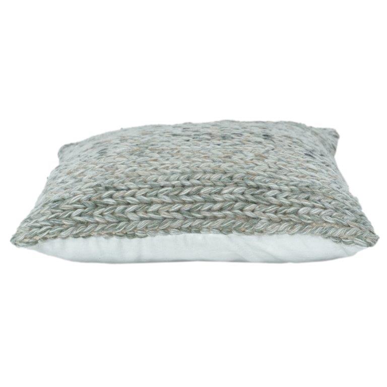 Textured Wool Knit Cushion Cover – Soft Handwoven Look | 45 x 45 cm