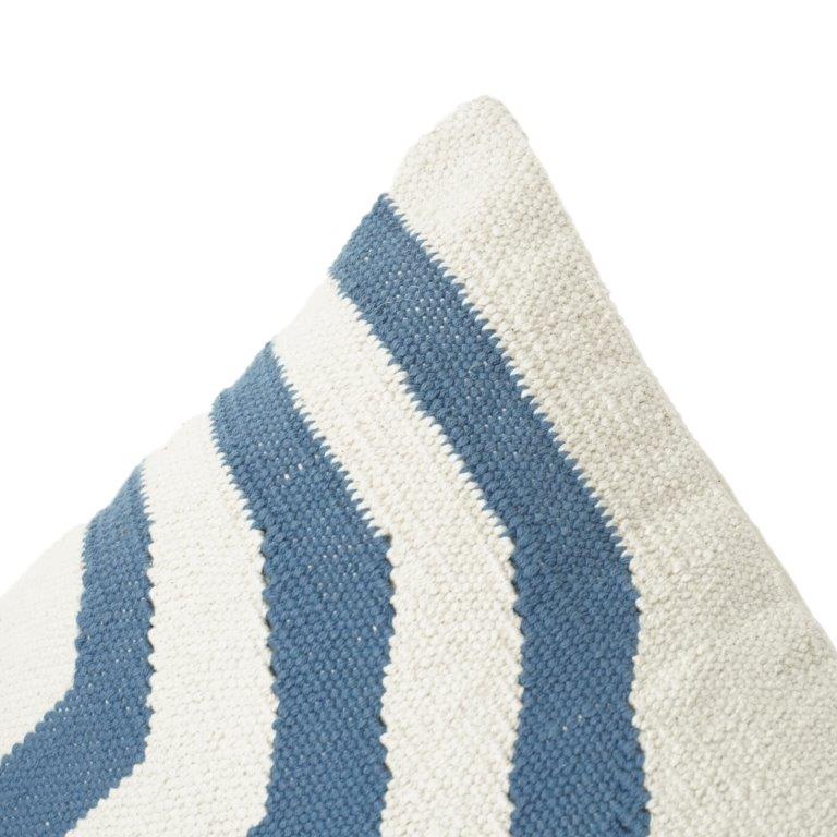 Housse de coussin géométrique en coton faite à la main 45x45 cm | Oreiller tissé moderne abstrait - Bulk manufacturer & supplier from Panipat, India