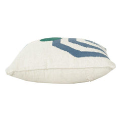 Handmade Geometric Cotton Cushion Cover 45x45 cm | Abstract Modern Woven Pillow