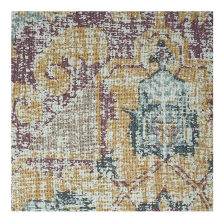 Vintage Distressed Tribal Cotton Cushion Cover | Multicolor Boho Geometric Pillow Case | 18x18 Inch Decorative Throw