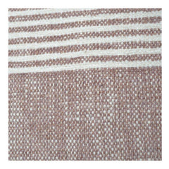 Handwoven Cotton Cushion Cover 45x45 cm | Rustic Striped Textured Pillow Cover | Boho Minimalist Home Décor