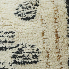 Tufted Cotton Cushion Cover 35x50 cm | Moroccan Boho Lumbar Pillow with Tassels | Handmade Textured Cushion