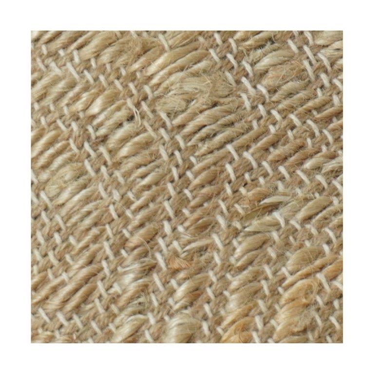 Handmade Jute Cushion Cover 45x45 cm | Natural Woven Geometric Throw Pillow Cover | Rustic Boho Home Décor - Bulk manufacturer & supplier from Panipat, India