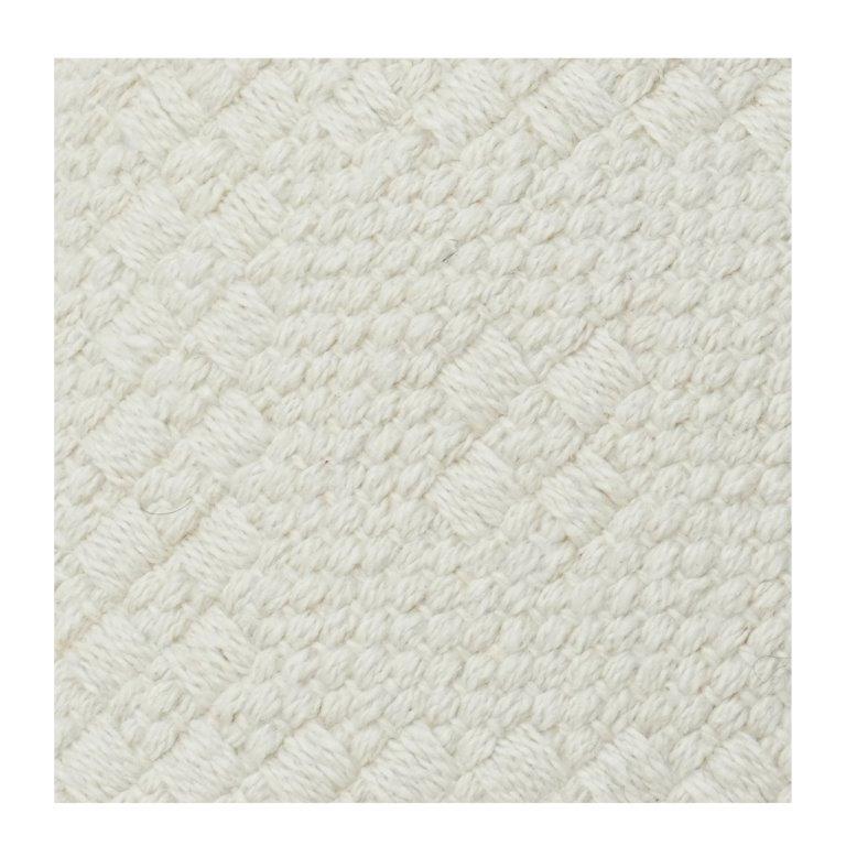 Handmade Textured Cotton Cushion Cover with Tassels – 45x45 cm | Minimal Boho Decorative Pillow