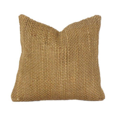 Handmade Natural Jute Cushion Cover 45x45 cm | Rustic Boho Decorative Throw Pillow Cover | Woven Burlap Cushion for Sofa & Living Room