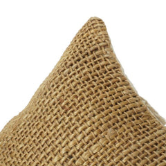 Handmade Natural Jute Cushion Cover 45x45 cm | Rustic Boho Decorative Throw Pillow Cover | Woven Burlap Cushion for Sofa & Living Room