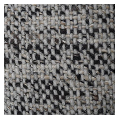 Handwoven Wool Cushion Cover | Textured Neutral Tweed Design | Modern Rustic Throw Pillow | 18x18 Inch